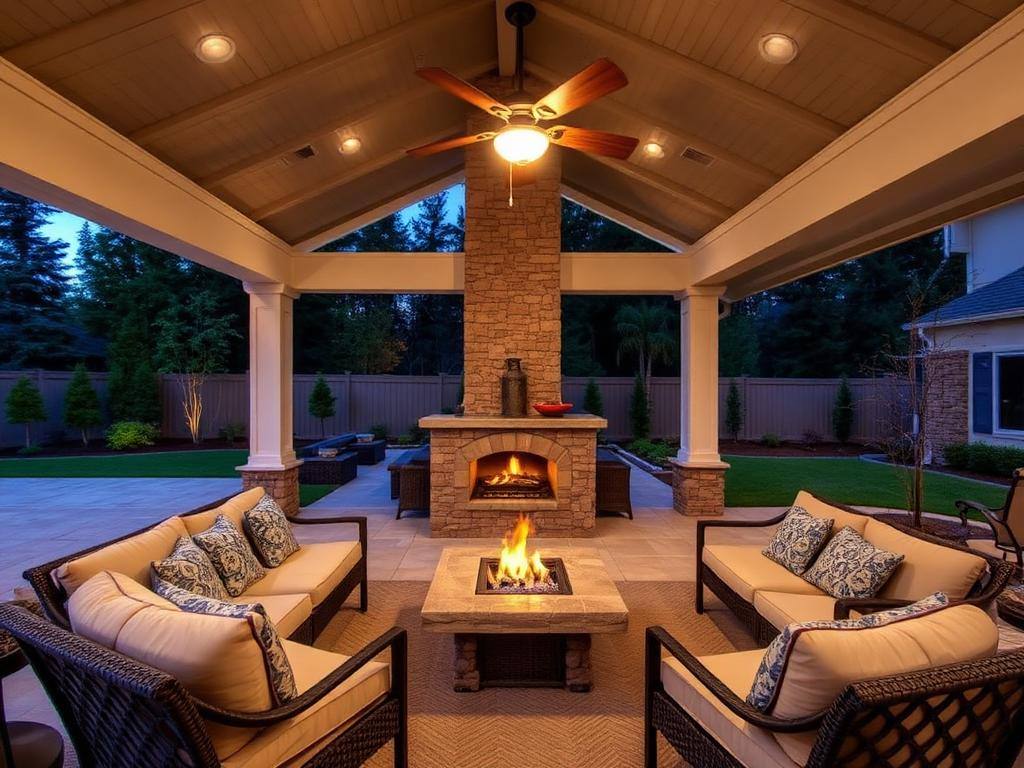Covered Patio Lounge