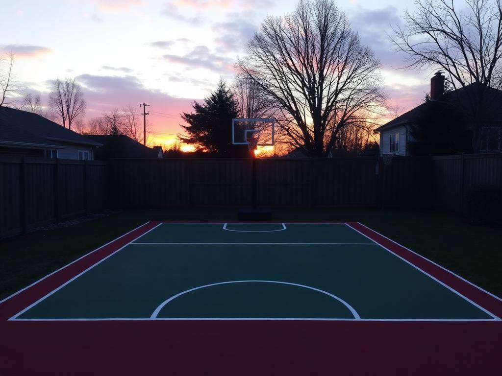 Backyard Basketball Court